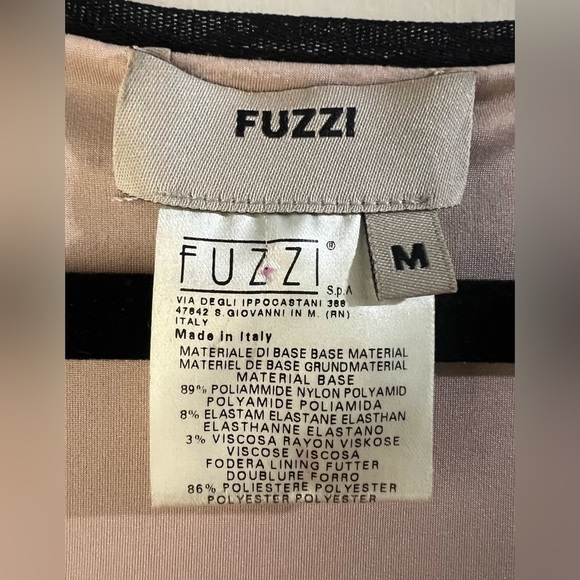 Fuzzi Black Lace Sheer Midi Dress M - Picture 5 of 10